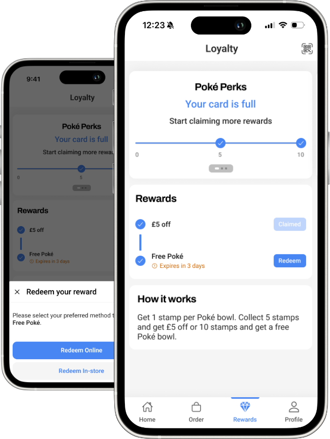 Island Pokes loyalty for their multi site restaurants